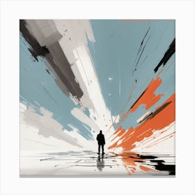 Dreamshaper V7 Minimalism Masterpiece Trace In The Infinity F 0 Canvas Print