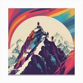 Mountain In The Sky Canvas Print