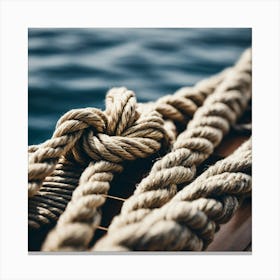 Rope Knot Canvas Print