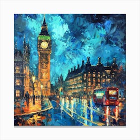 Big Ben At Night 1 Canvas Print