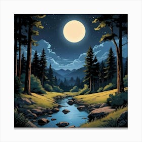 Serenade of the Night Canvas Print