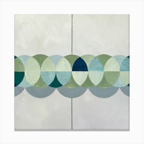 A Beautifully Crafted Minimalist Painting Featu Canvas Print