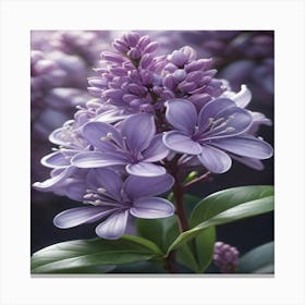 Purple Lilacs 1 Canvas Print