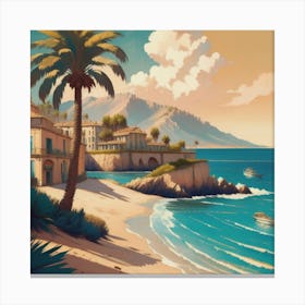 Riviera Escape Canvas Print