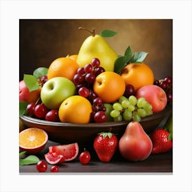 Fruit Bowl 1 Canvas Print