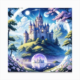 Fairytale Castle 1 Canvas Print