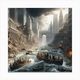 Great Flood 3 Canvas Print