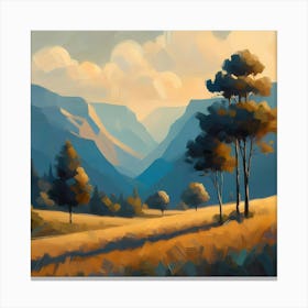 Landscape Painting 99 Canvas Print