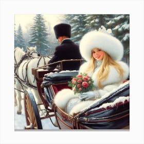 Carriage ride  Canvas Print