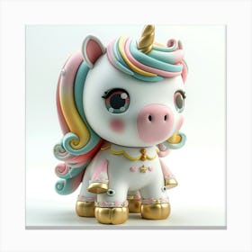 Bonbon Unicorn Canvas Print