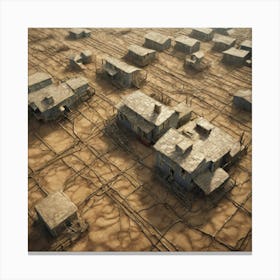 Desert Village Canvas Print