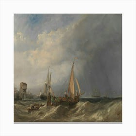 Stormy Sea 1 Canvas Print