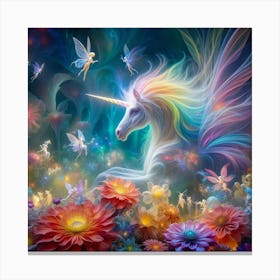 Fairy Unicorn 3 Canvas Print