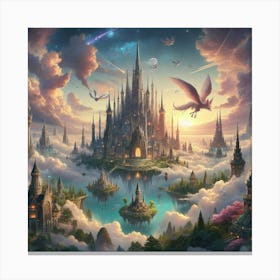 Fantasy Castle Canvas Print