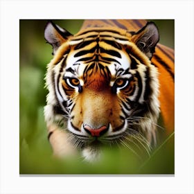 Tiger Wallpaper Canvas Print