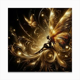 Golden Fairy 1 Canvas Print