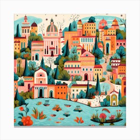 Florence Cityscape 1 Canvas Print