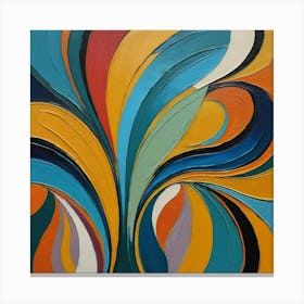 Abstract Swirls 7 Canvas Print