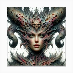 Demon Head 4 Canvas Print