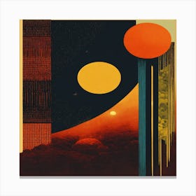 Sun And The Moon 1 Canvas Print