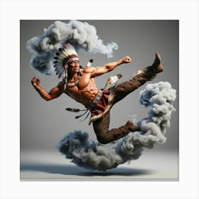 Hyperrealistic 3d Warrior 3 Canvas Print