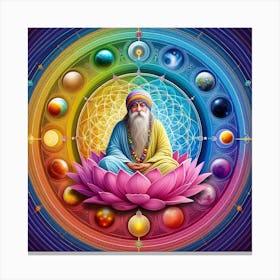 Sai Baba 1 Canvas Print