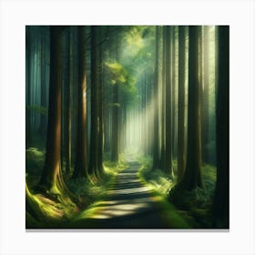 Forest Path 1 Canvas Print