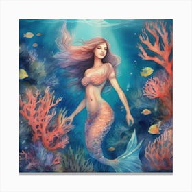 An Ethereal Underwater World 5 Canvas Print