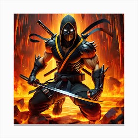 Hellfire Ninja 2 Canvas Print