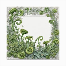 Fern Frame 1 Canvas Print