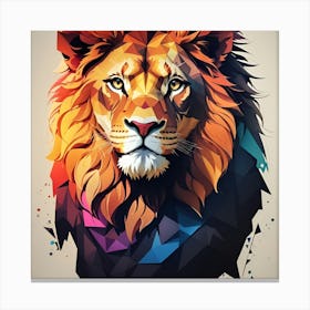 Lion Head Canvas Print