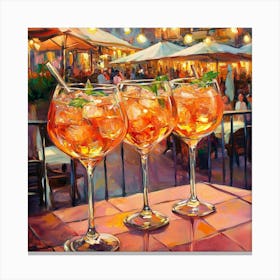 Aperitivo Art Canvas Print