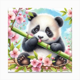 Panda Bear 1 Canvas Print