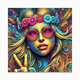 Psychedelic Art Canvas Print