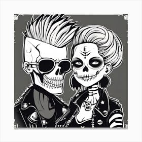 Punk Love Canvas Print