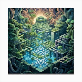 Maze 3 Canvas Print