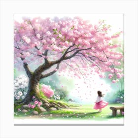 Cherry Blossom Tree 9 Canvas Print