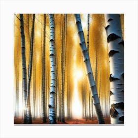 Birch Trees 44 Canvas Print