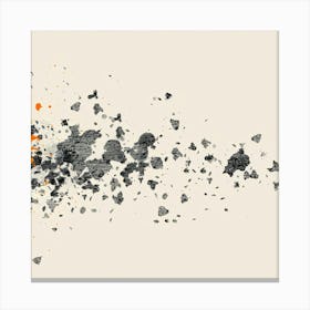 Abstract Splats Canvas Print