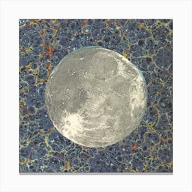 Moon Collage Moody Canvas Print