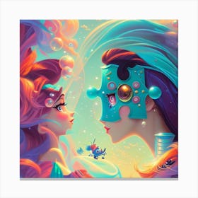 Mermaid 30 Canvas Print