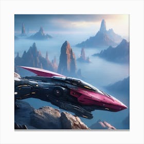 Spaceship 2 Canvas Print