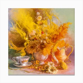 Yellow Flowers Canvas Print