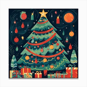 Christmas Tree 19 Canvas Print