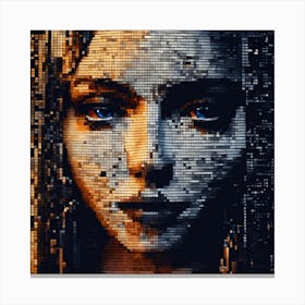 Pixel Art Canvas Print