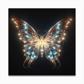 Luminous Butterfly Canvas Print