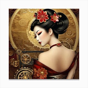 Geisha 154 Canvas Print