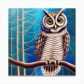 Twilight Owl Canvas Print