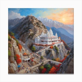 Shiv Mandir Canvas Print