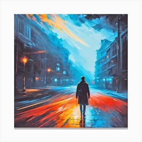 Night In The City 15 Canvas Print